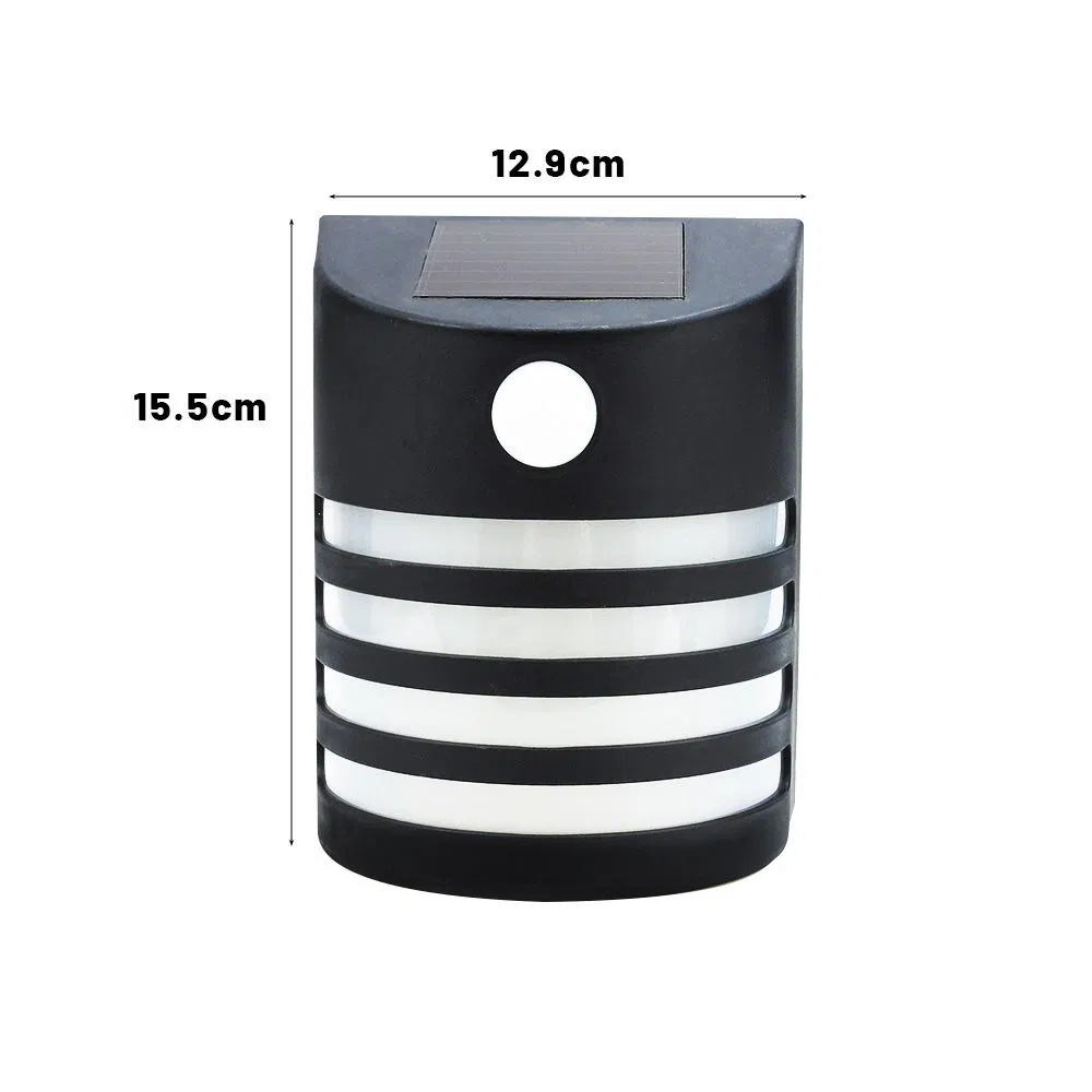 Outdoor Solar Wall Lamp LED Garden Decorative Light with Motion Sensor