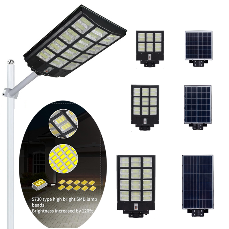 600W 800W 1000W Energy Saving Powered All in One Portable LED Solar Street Light