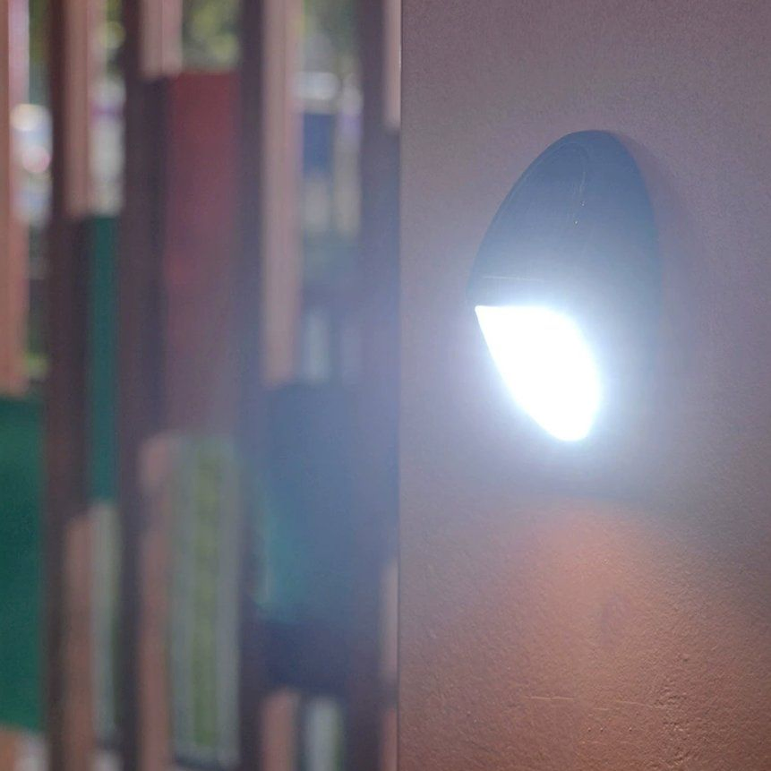 10LED Solar Outdoor Waterproof Wall Light Villa Courtyard Stair Fence Garden Lamp