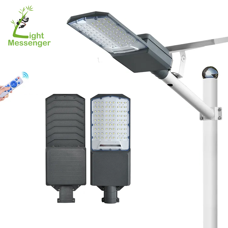 Light Messenger Good Price High Efficiency IP67 Waterproof Outdoor SMD 1200W Solar Integrated Powered LED Street Security Light Solar Street Lamp