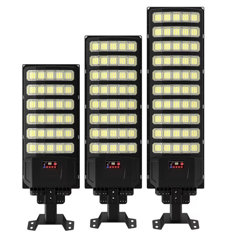 Upgrade LED Outdoor Solar Lamp 800W Super Bright Outdoor Solar Street Light Motion Sensor Remote Control Garden Light