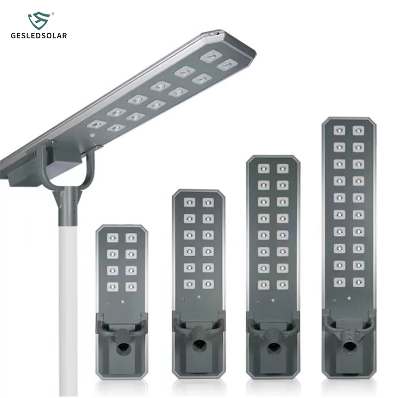 Adjustable Mount Solar Street Light with Dusk Sensor for Outdoor Fence
