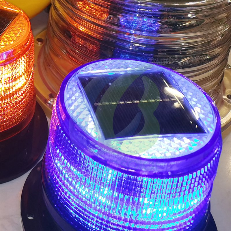 Impact Resistant Flashing Car Roof Wireless Solar Magnetic Strobe Light