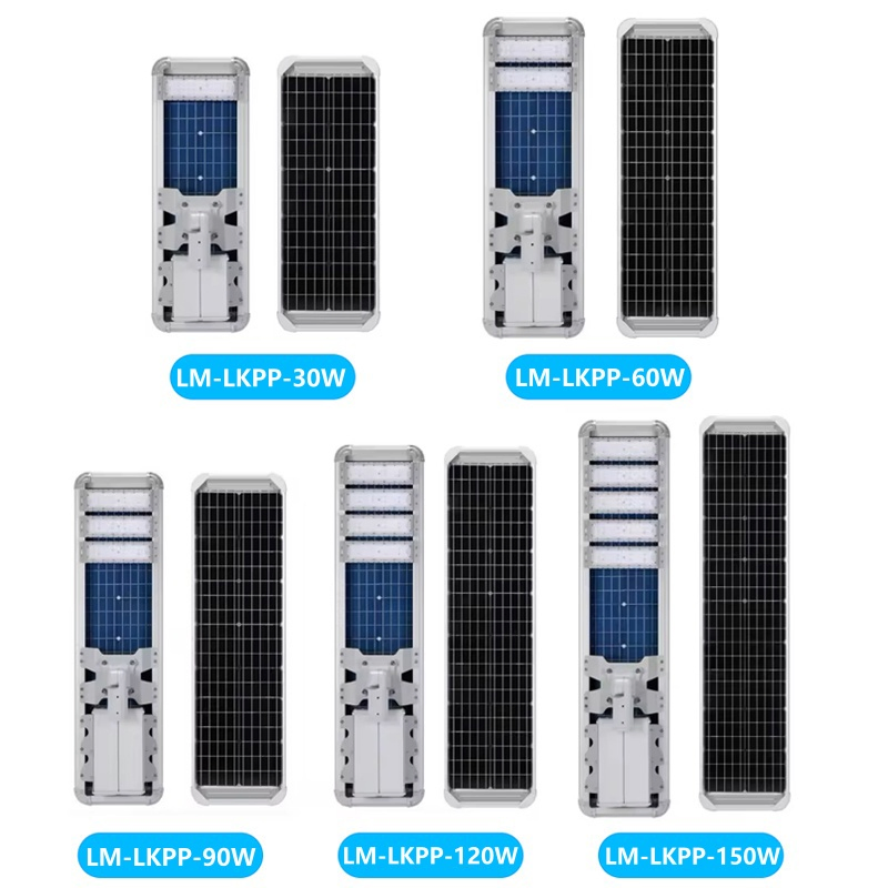 Light Messenger Large Outdoor Waterproof LED Path Lights with Modern Luxury Landscape Garden Solar Street Lights Lamparas Solares