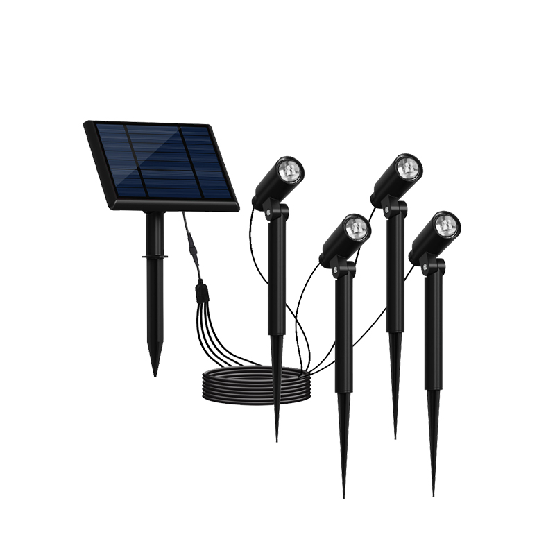 Luz Solar Decorativa Solar Light Kit Garden Path Lamps (COB) Partable Camping