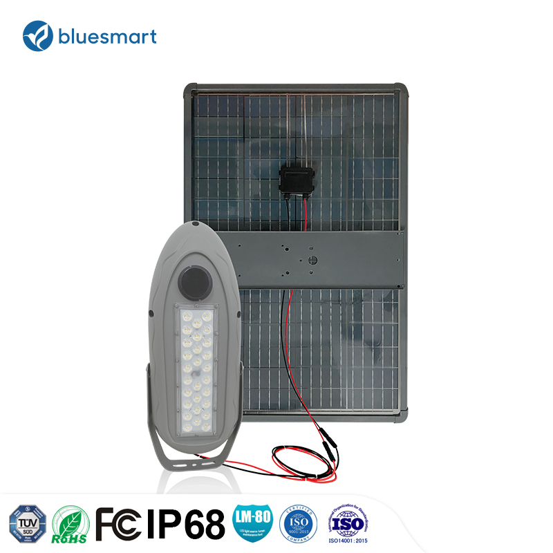 Bluesmart Best IP67 Solar Power Sensor Flood Light Integrated LED Solar Powered Floodlight 200W