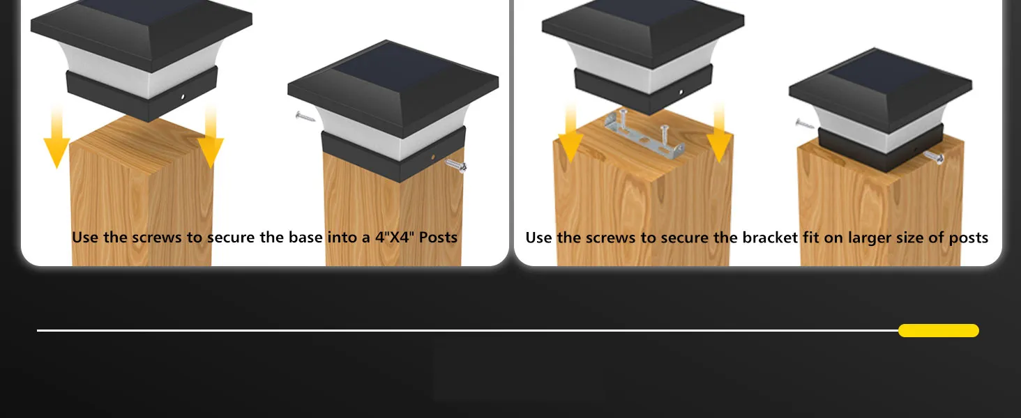Solar Post Cap Light View 6