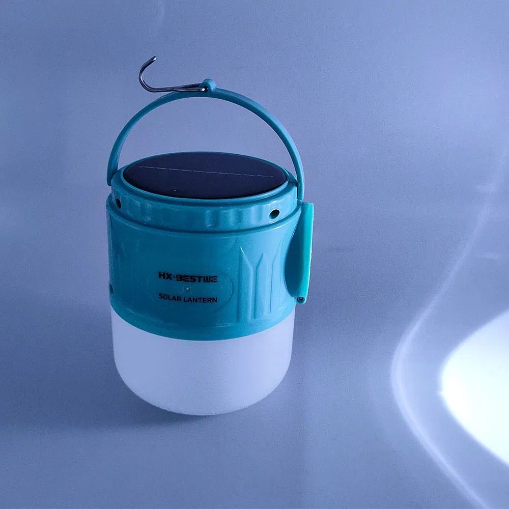 Portable LED Lantern Outdoor Yard Light USB Phone Rechargeable Solar Light Camping Tent Emergency Light