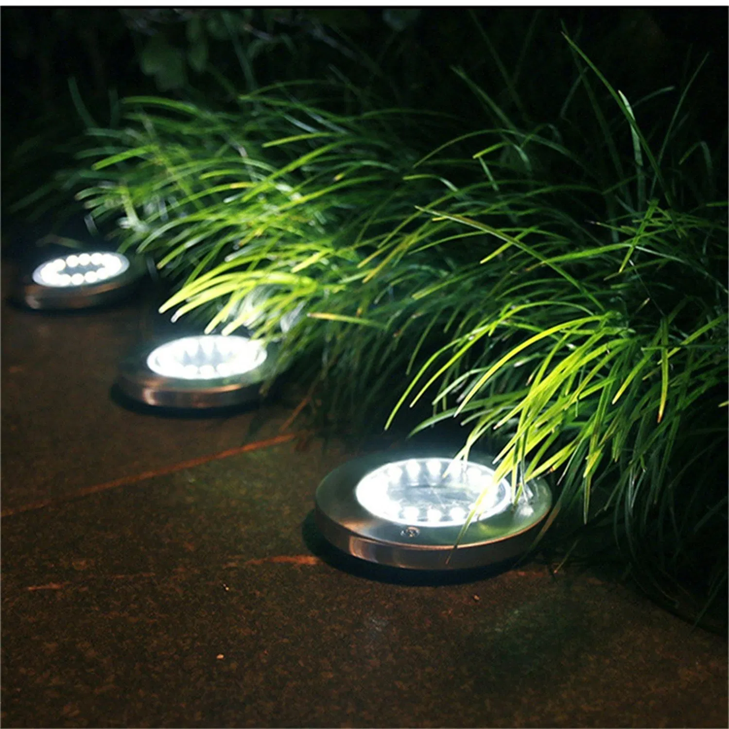 Stainless Steel Underwater Solar Inground LED Swimming Pool Lights