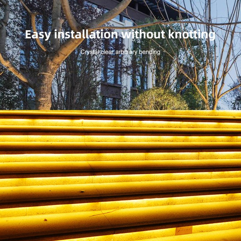 Waterproof Outdoor Solar Strip Light for Window Pool Deck Stairs Roof Patio Walkway Fence Decor