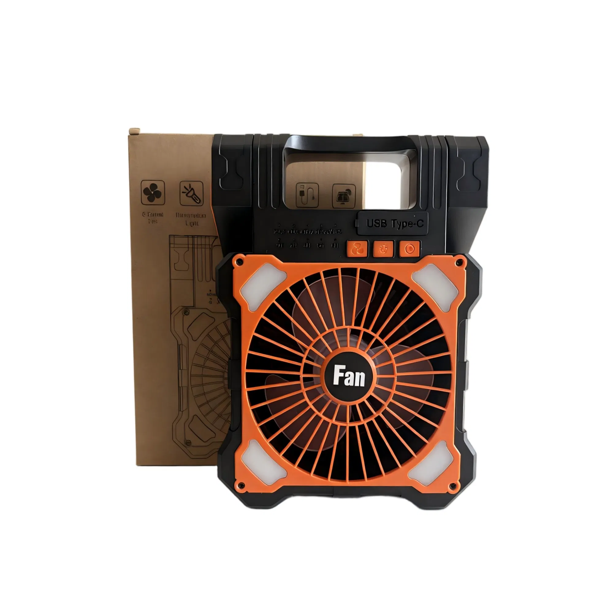 Portable Solar Fan Lights with Mosquito Killer and Timer Functions Rechargeable Outdoor Camping Tent Speed and Brightness Adjustable