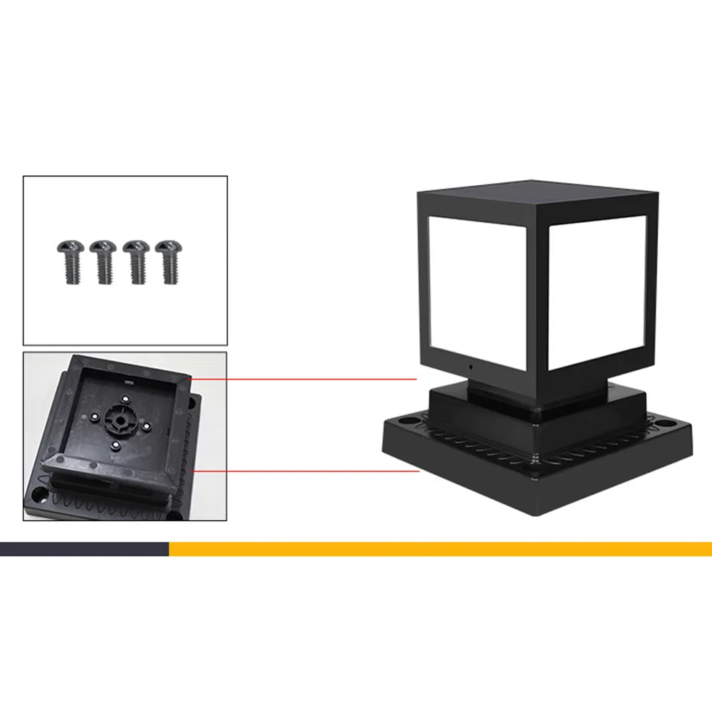 Solar Post Cap Light