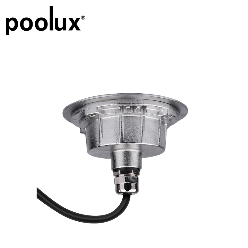 High Quality 304 Stainless Steel LED Pool Light IP68 Waterproof Single Color RGB DC24V 12W Inground Solar Pool Light
