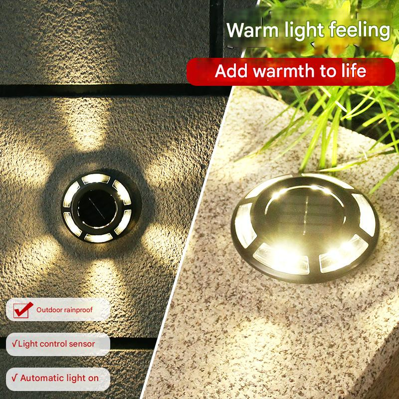 Multi-Scene Solar Ground Lights Are Suitable for Gardens, Terrace Swimming Pools, Park Trails
