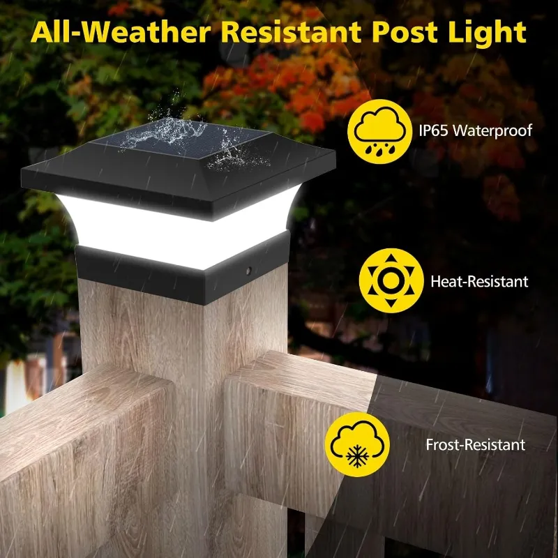 Solar Post Cap Light View 7