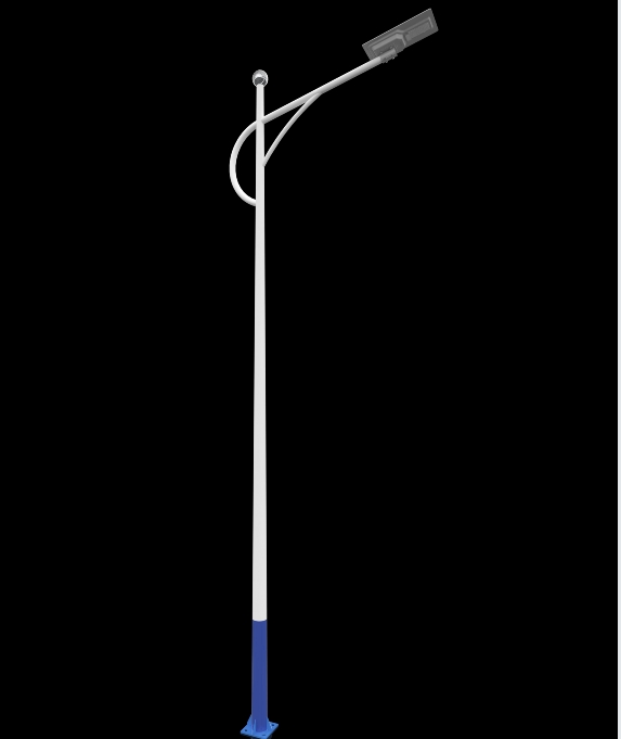 Smart Solar Street Lights with Integrated CCTV Security Camera