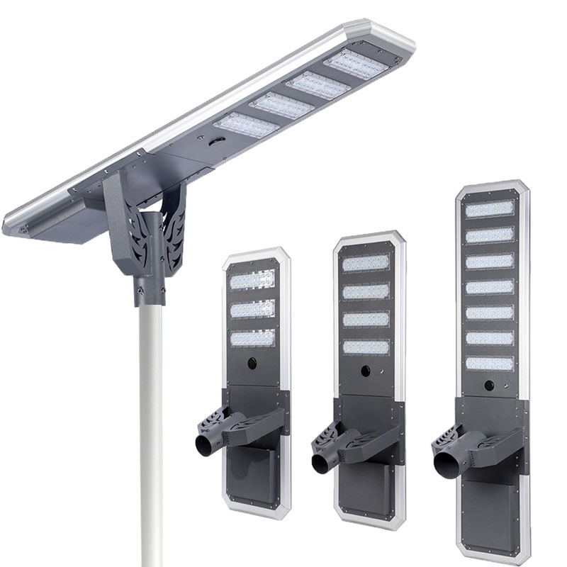 Waterproof Outdoor Solar Street Light with Solar Panel and Lithium Battery