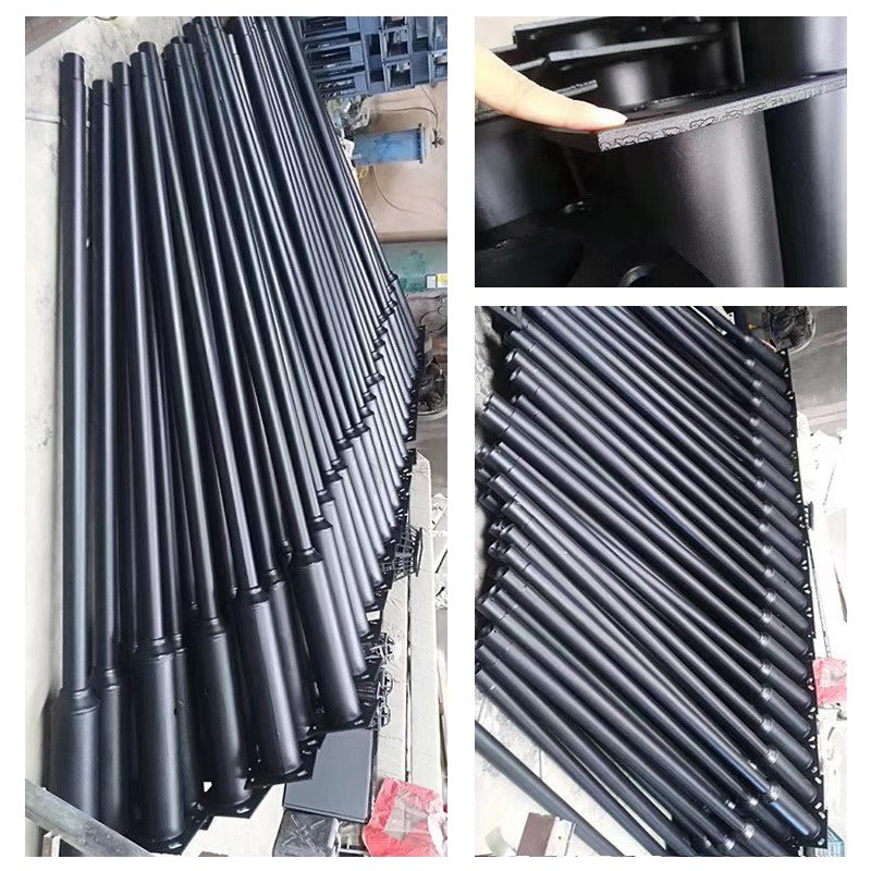 Durable Galvanized 9m Solar Street Light Pole for Parks