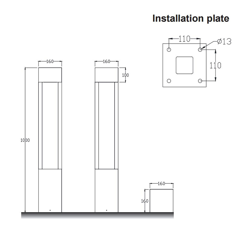 Modern IP65 Rated Outdoor Lighting for Villas and Courtyards