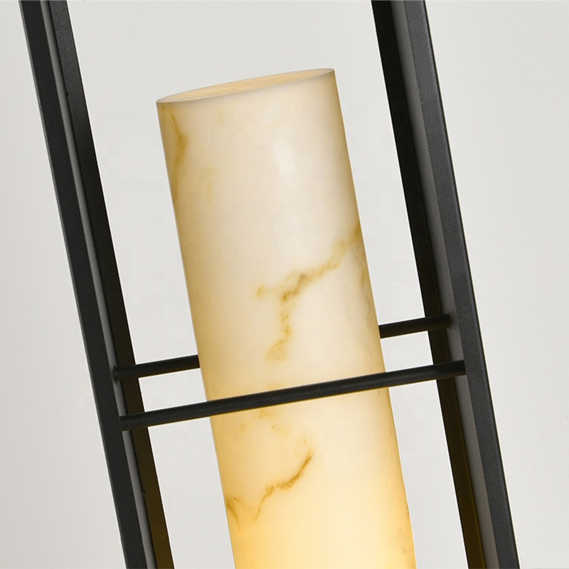 Outdoor Bollard Light LED Post Lantern Solar Exterior Lamp Landscape Path Light Garden Floor Lighting