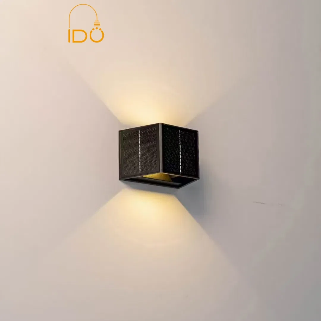 Warm White LED Solar Wall Lights for Hotel Lobby &amp; Guest Room Decor