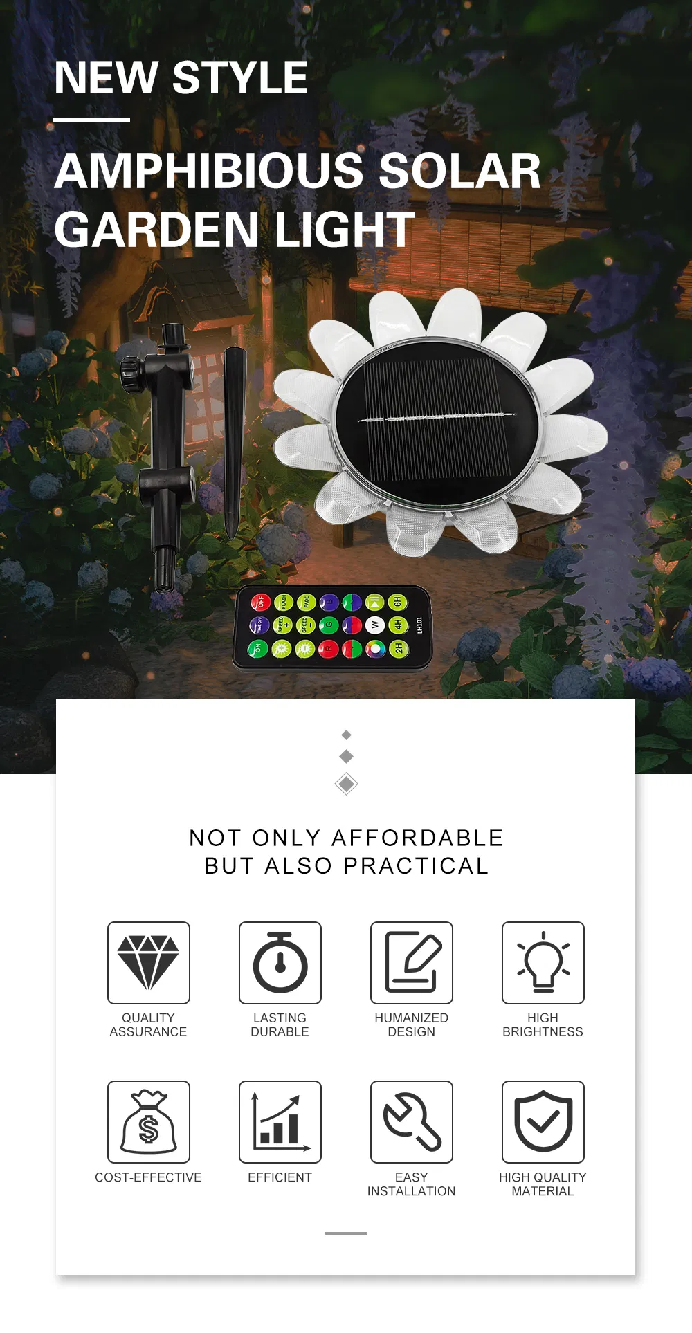 Solar Powered Garden Light