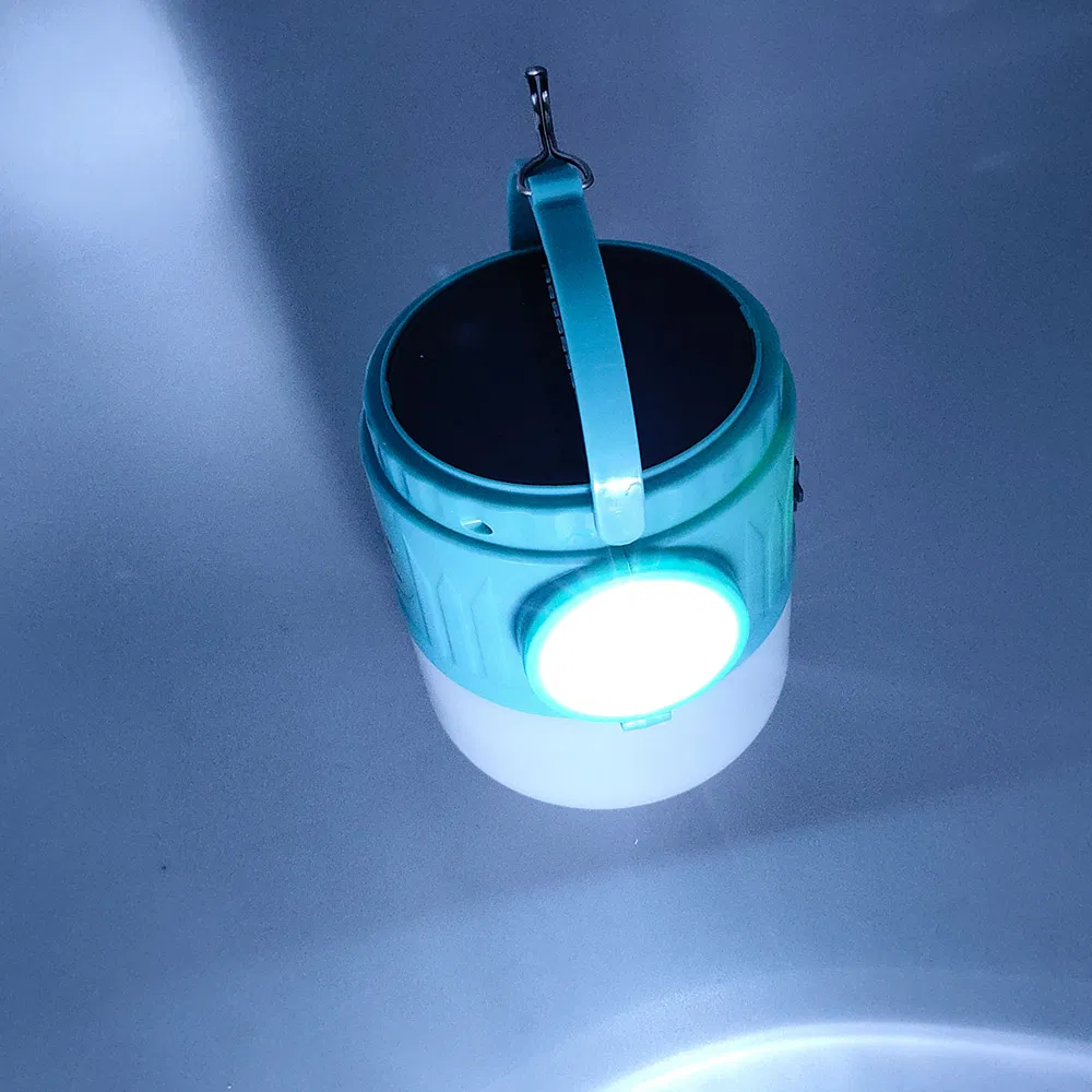 Portable LED Lantern Outdoor Yard Light USB Phone Rechargeable Solar Light Camping Tent Emergency Light