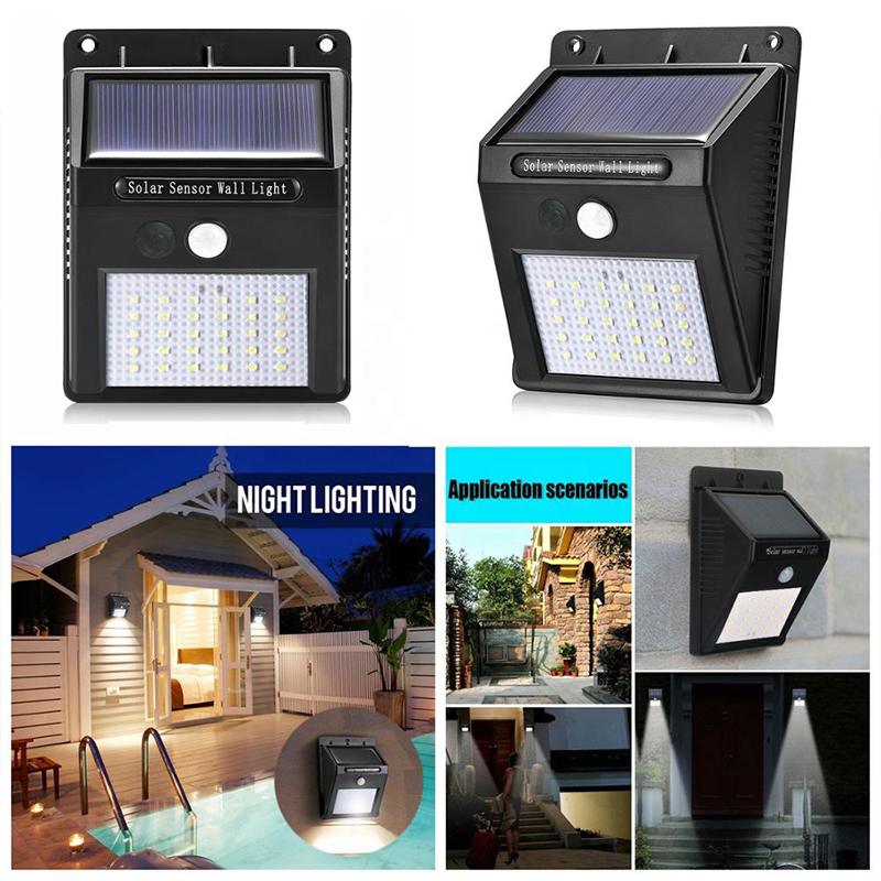 Solar High Brightness Interior Lamps 2W IP65 Waterproof Wide Angle LED Saving Energy Lamp Indoor/Milan/Ceiling/Bulkhead/Lawn/Wall Light