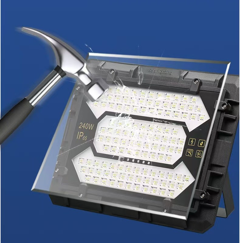 Solar Panel Foldable Solar Flood Light 30W with 4 Adjustable Panels IP65 for Camping Trailer Roof Lighting