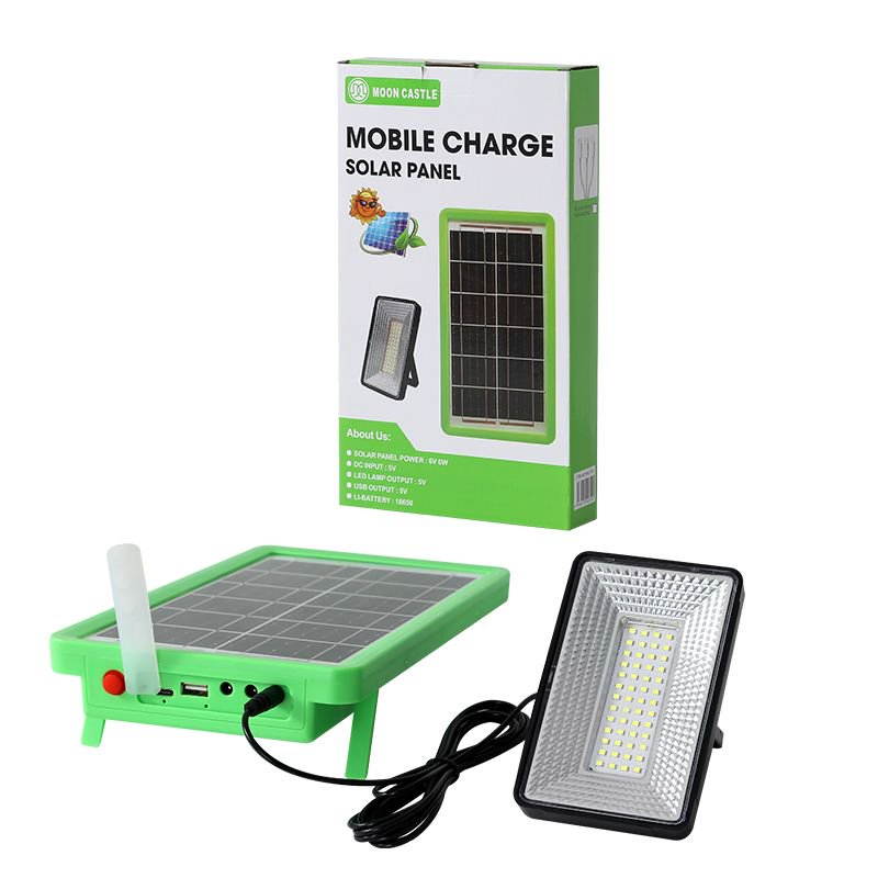 Portable off-Grid Solar Energy Home Lighting System Kit