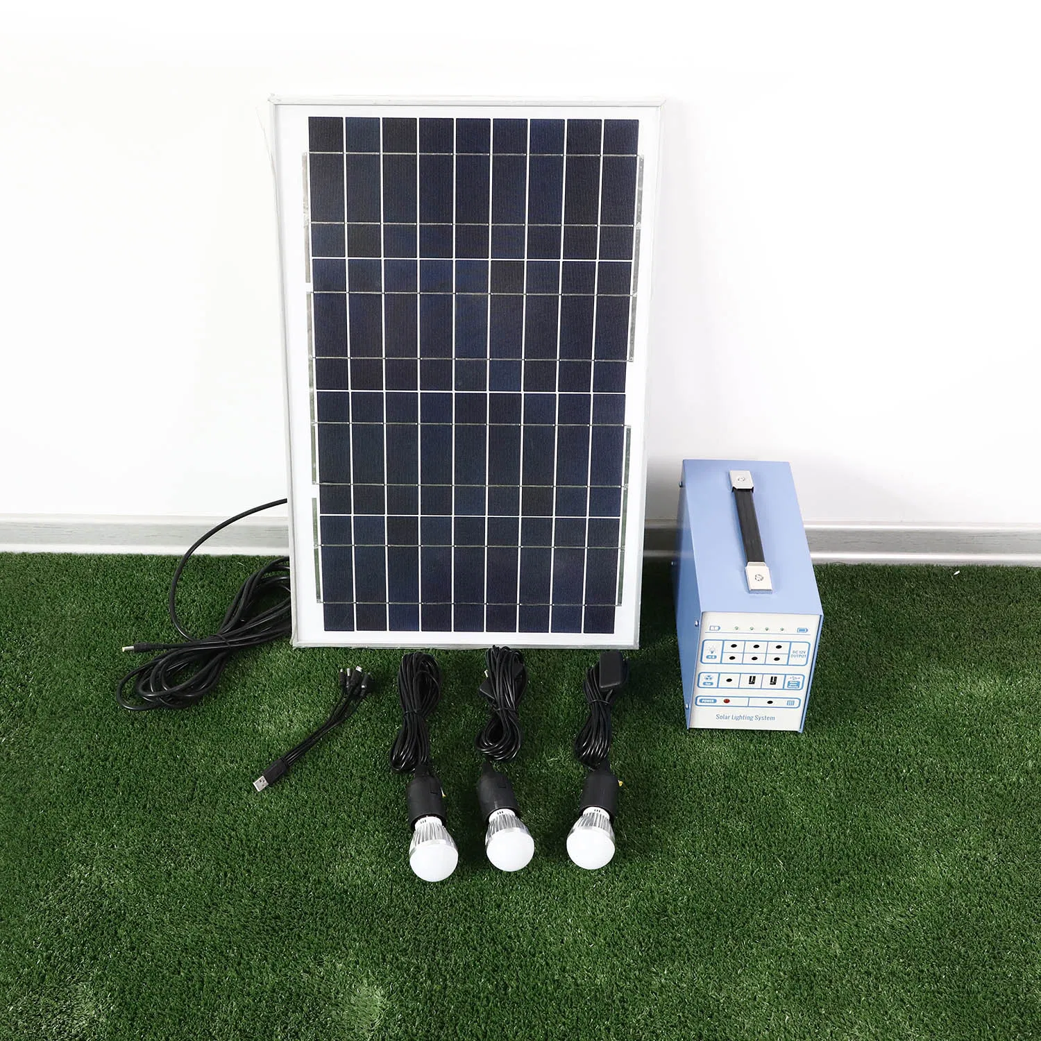 20W Solar Power Lighting Kit Home Use and Outdoor Party