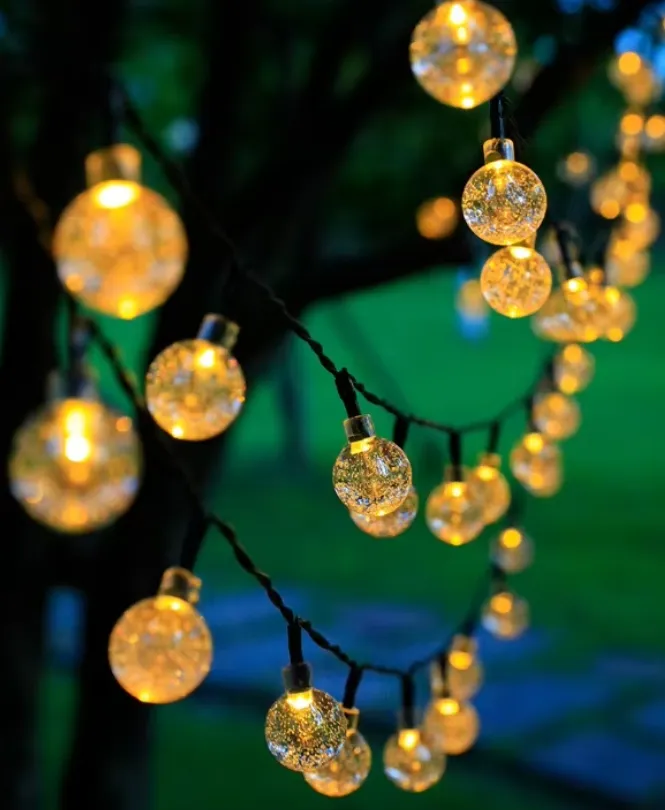 Solar Light String Tree Decoration
