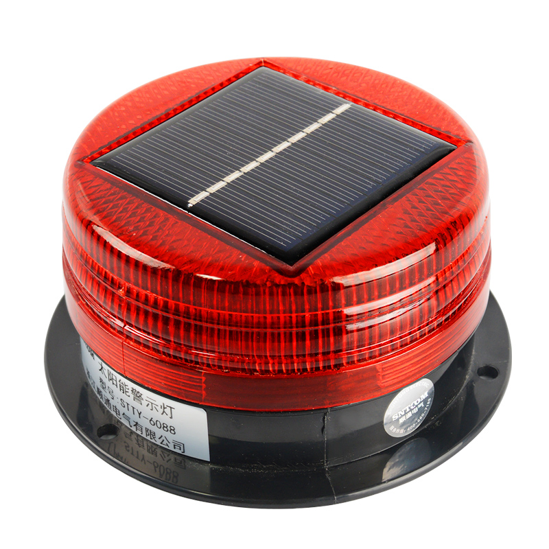 Solar Roof Strong Magnetic Explosion Flashing Light Engineering Vehicle Obstacle Flashing Light