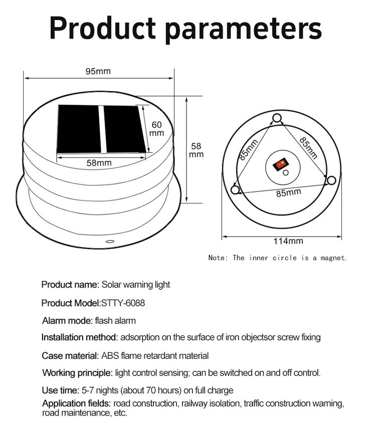 Solar Warning Light View 1