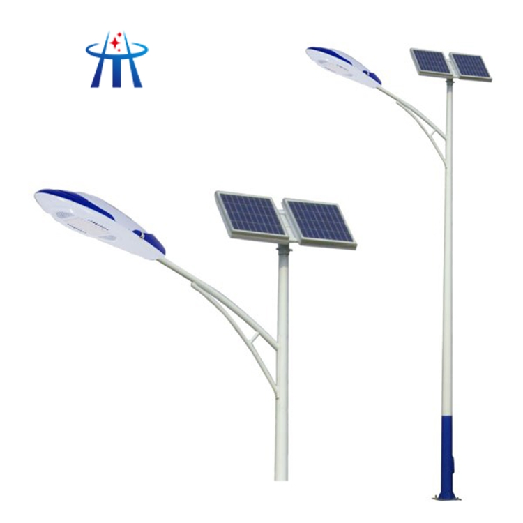 Durable Galvanized 9m Solar Street Light Pole for Parks