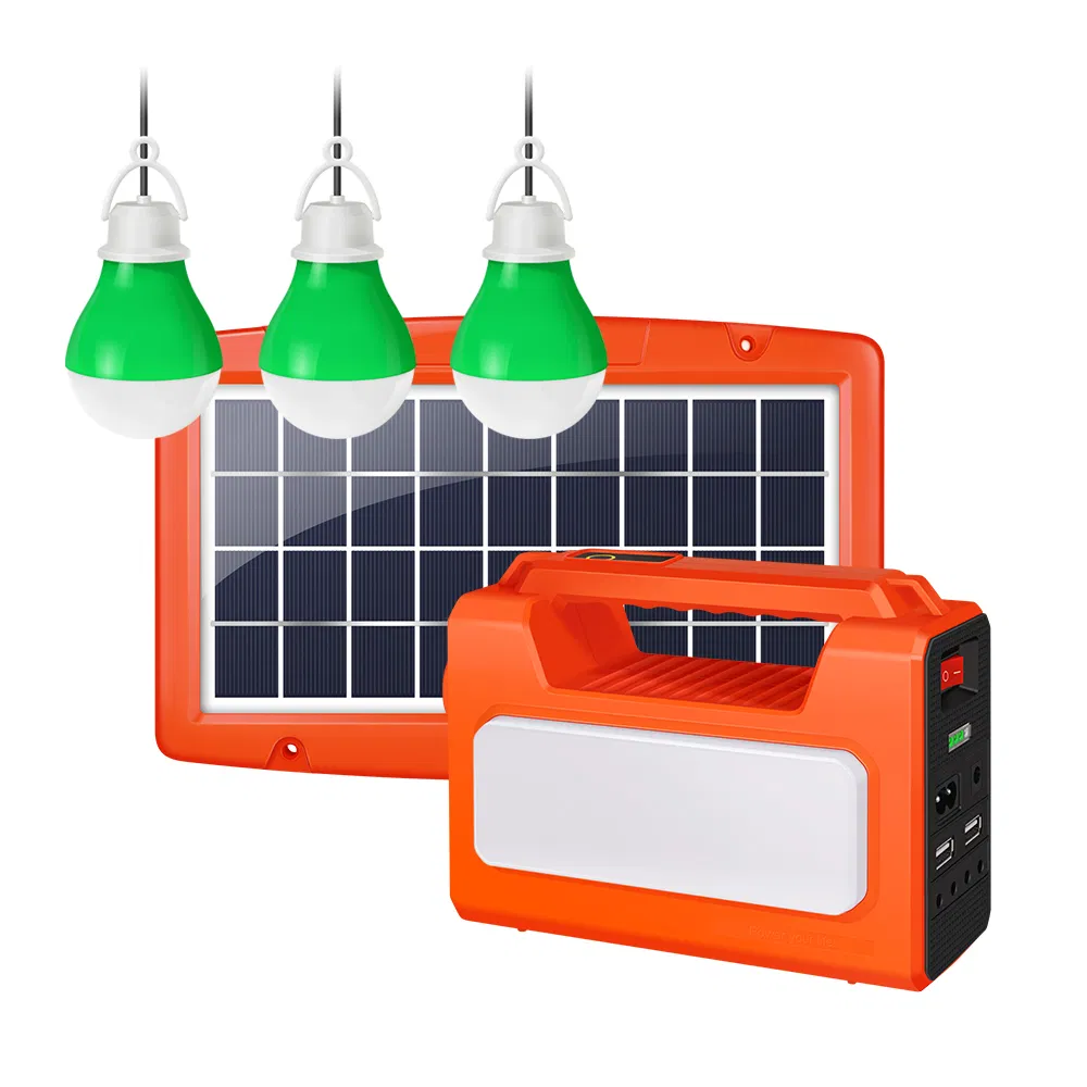 Sunflare 3.5W Solar Panel Kit with 3 LED Bulbs for Home and Outdoor Solar Lighting System (SC-6)