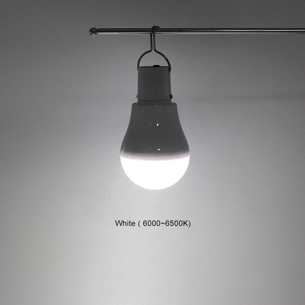 Portable LED Solar Lamp Charged Solar Energy Light Panel Powered Emergency Bulb for Outdoor Garden Camping Tent Fishing