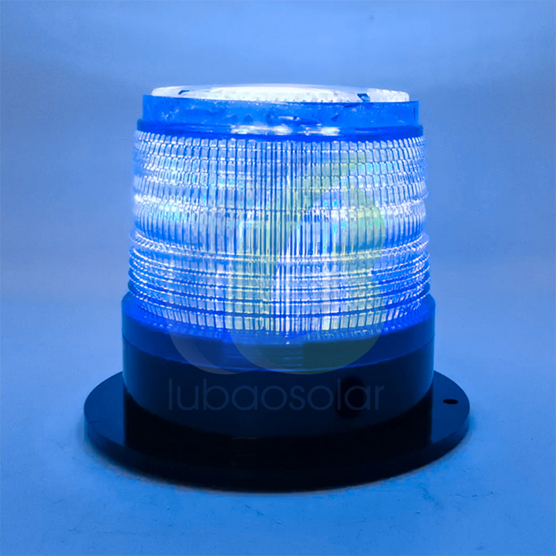 Impact Resistant Flashing Car Roof Wireless Solar Magnetic Strobe Light