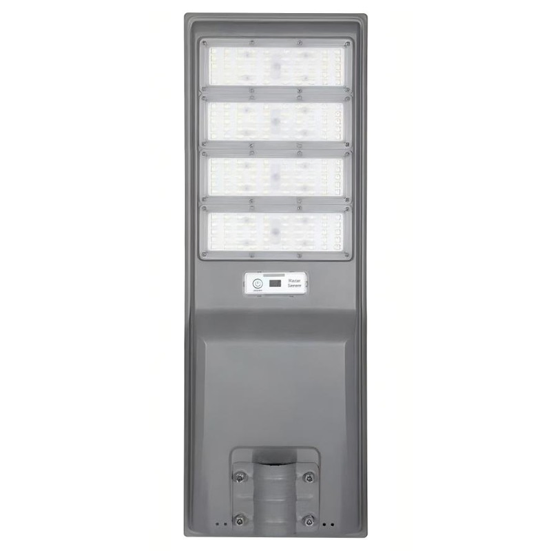 Solar Street Lamps Equipped with Remote Controls and Radar Sensors, Energy-Saving Street Lamps with Solar Panels and Solar Battery Solar Street Light