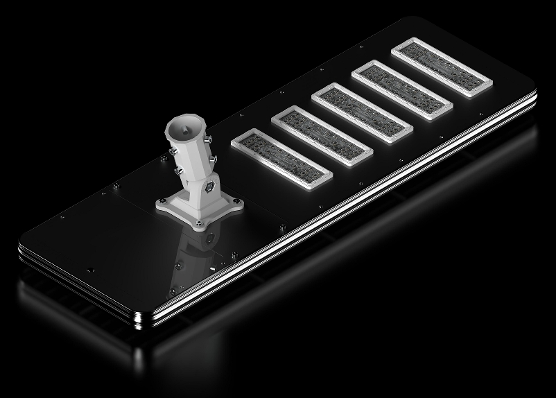 Smart Solar Street Lights with Integrated CCTV Security Camera