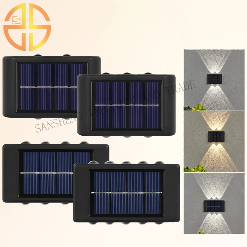 Solar LED Waterproof Courtyard Lights Fence Light Outdoor Lighting for Wall