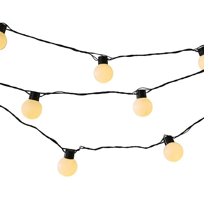 Waterproof Outdoor Solar Globe Lights Fairy Wedding Patio Garden Landscape G50 LED Solar String Light Garland