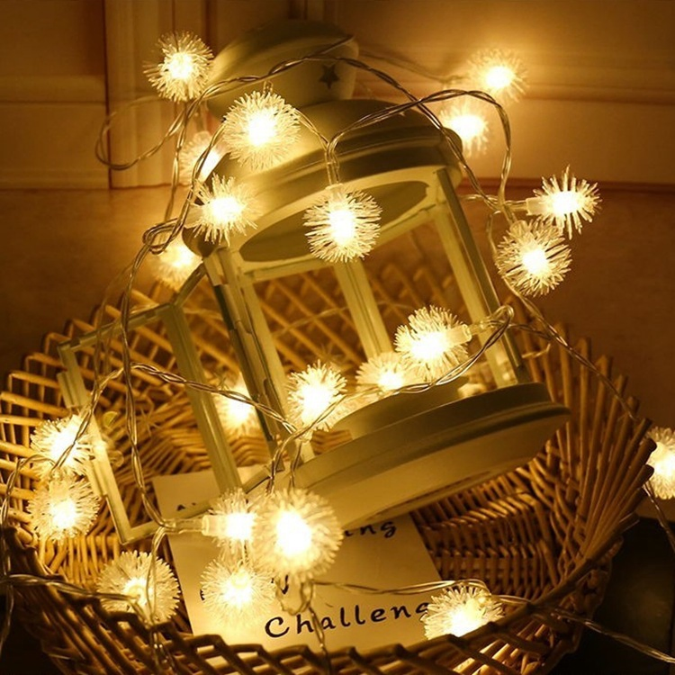 Colorful Solar-Powered LED String Lights for Outdoor Celebrations