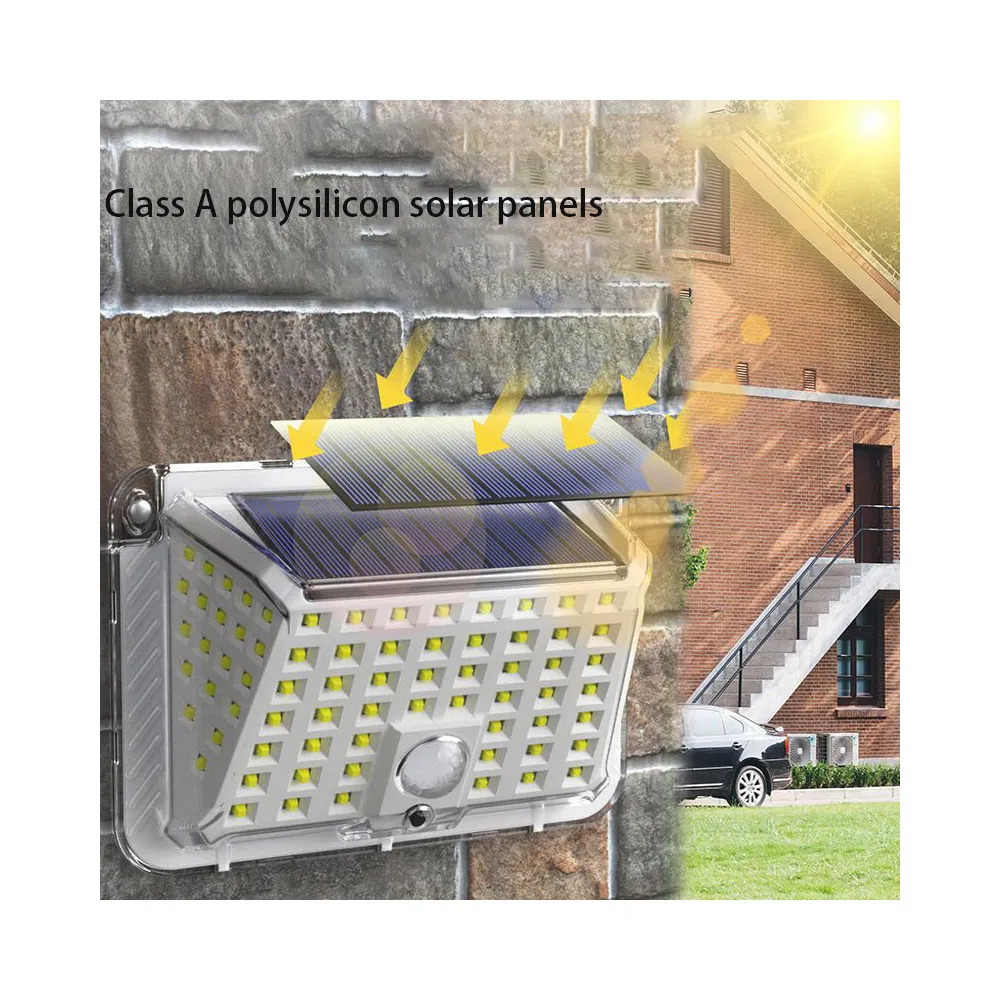 Lights LED Power Pool Wall Rechargeable Sensor Garden Outdoor Street Small for Black Christmas Mosquito Wash Solar Street Light