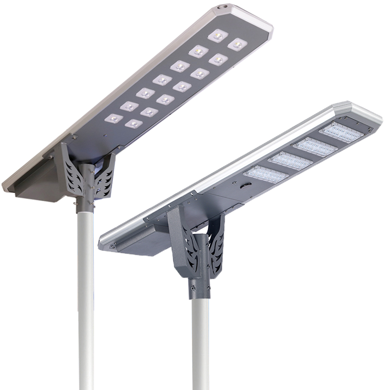 Waterproof Outdoor Solar Street Light with Solar Panel and Lithium Battery