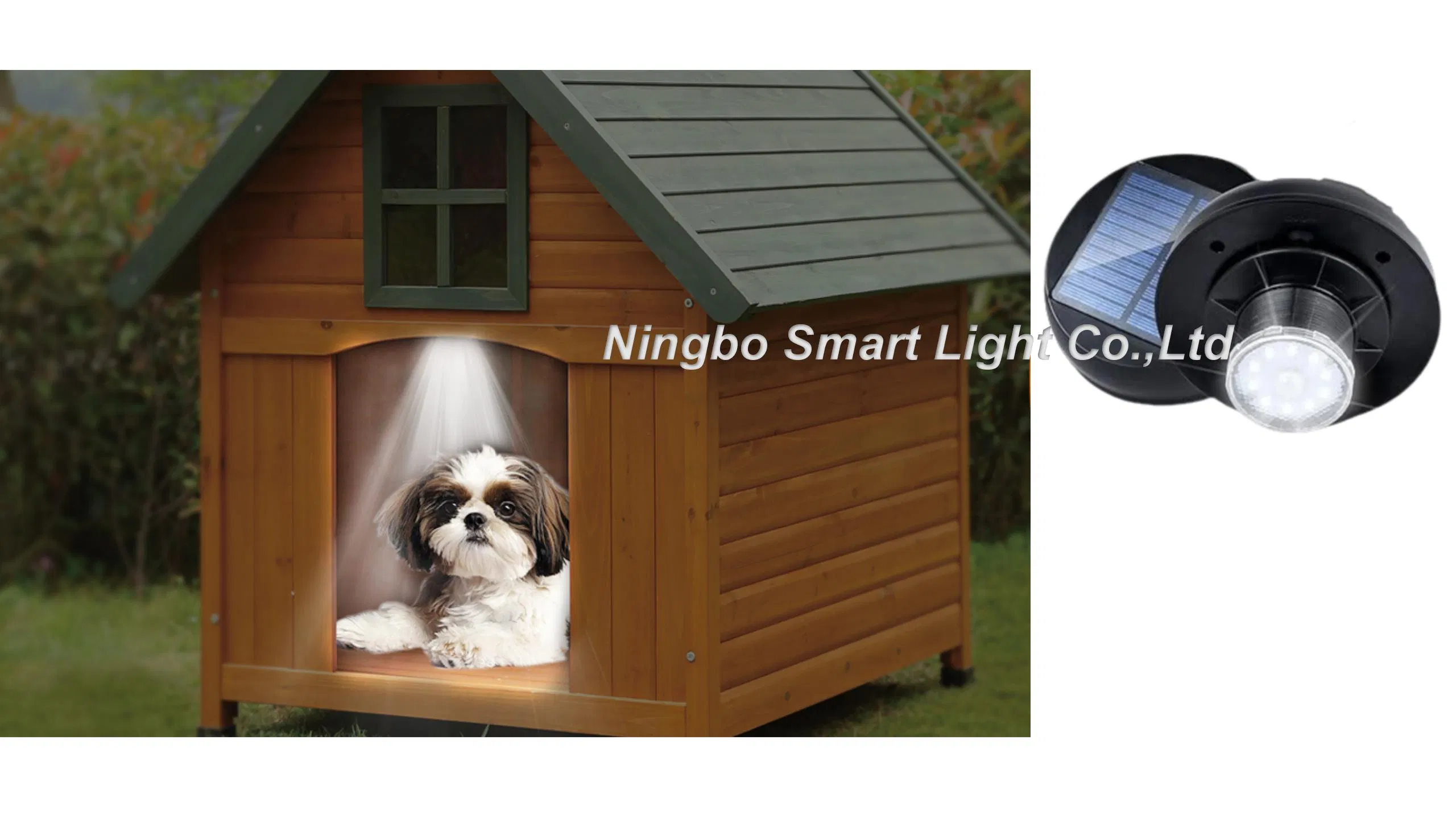 Portable Solar Toilet Light with Motion Sensor Roof Mounted for Chicken Coops Dog Houses Storage Sheds IP65 Rated