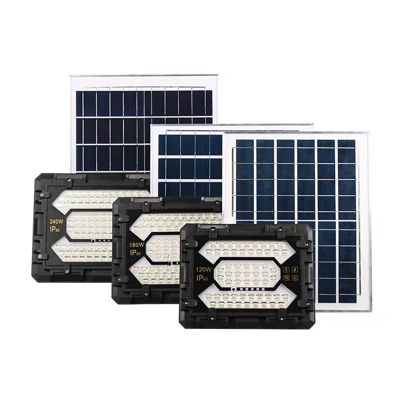 Solar Panel Solar Garden Lights for Roof Balconies Smart Light Sensing Remote Control Adjustment