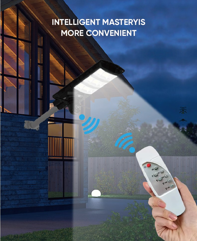 Solar Street Lights Outdoor Waterproof 1000W Lampara De Luz Solar Cá Mara Simulada Realista with CCTV WiFi Camera 4G