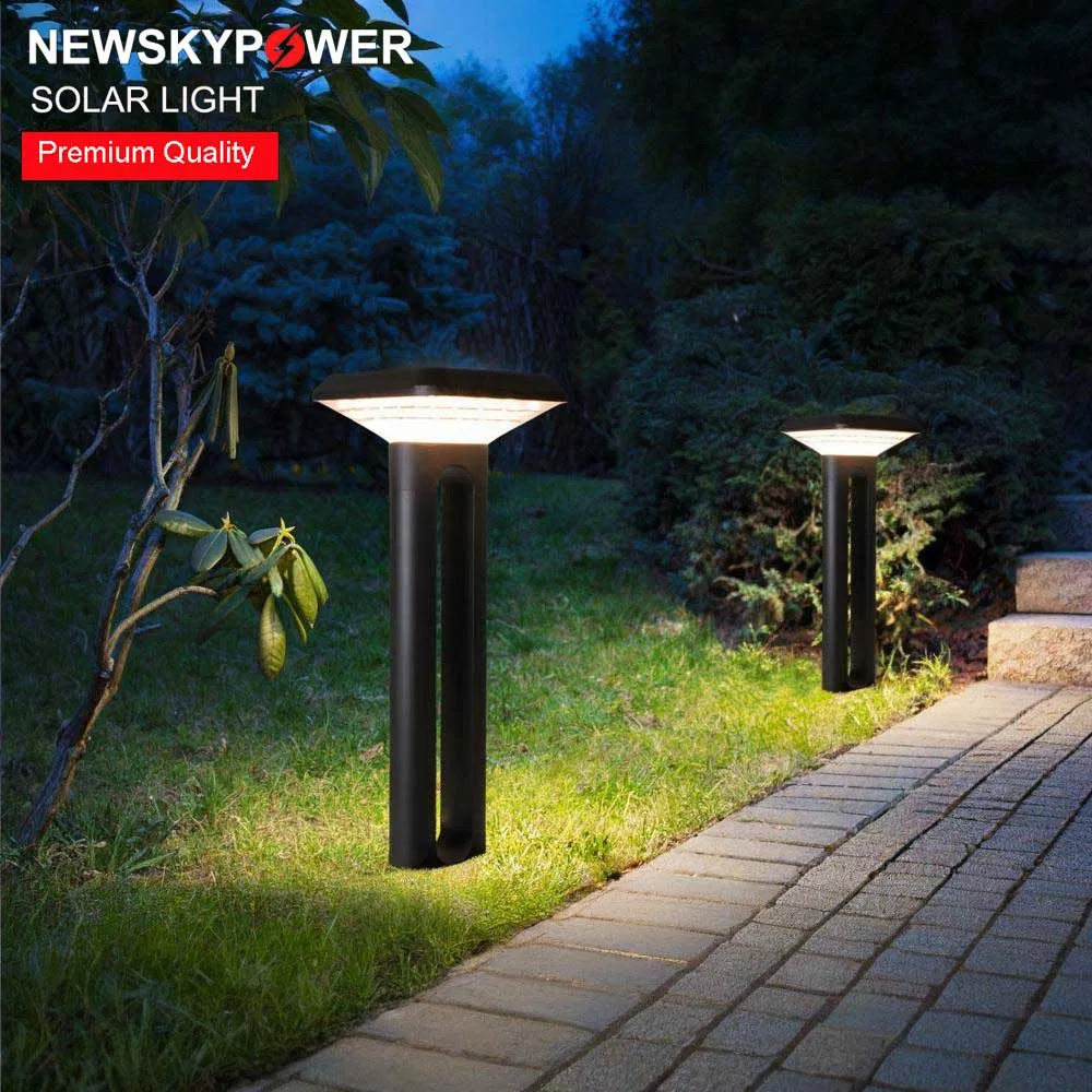 Cheap Solar Bollard Light 80cm High 5W LED 8ah Battery IP65 Rated Easy Installation Perfect for Garden Path Walkway Driveway