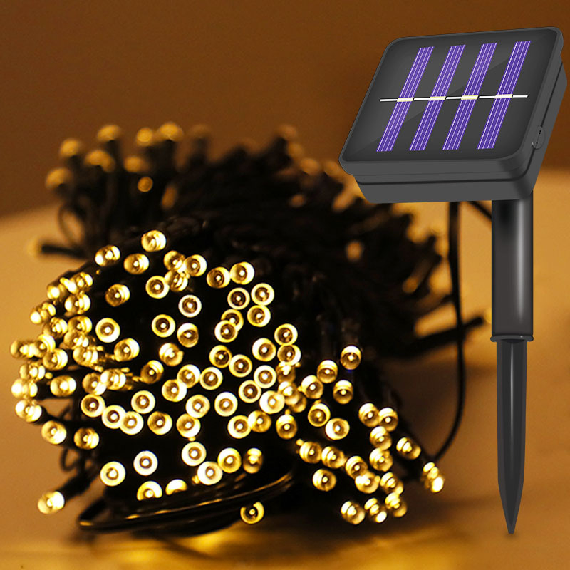 Solar-Powered Waterproof Light Strips Outdoor High and Low Temperature Resistant Roof